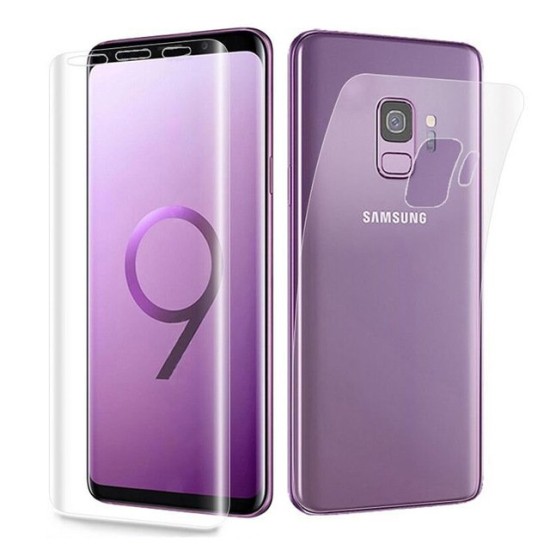 Set folii 3D Samsung Galaxy S9+ Plus, SILKASE, Gel Silicon TPU, Regenerabil, fata / spate (SILKASE, Telefoane Samsung) by www.silkase.ro Set folii 3D Samsung Galaxy S9+ Plus, SILKASE, Gel Silicon TPU, Regenerabil, fata / spate (Telefoane Samsung, F0440) by www.silkase.ro