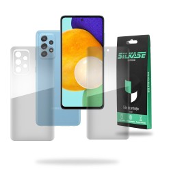 Set folii silicon compatibile cu Samsung Galaxy A52 5G , SILKASE, Gel TPU, antibacterian, regenerabila Set folii silicon compatibile cu Samsung Galaxy A52 5G , SILKASE, Gel TPU, antibacterian, regenerabila