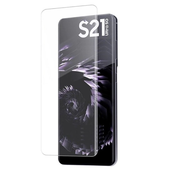 Folie sticla UV curbata pentru Samsung S21 Ultra, FullGlue, FullCover, tempered glass 9H (SILKASE, Telefoane Samsung) by www.silkase.ro Folie sticla UV curbata pentru Samsung S21 Ultra, FullGlue, FullCover, tempered glass 9H (Telefoane Samsung, F2077) by www.silkase.ro