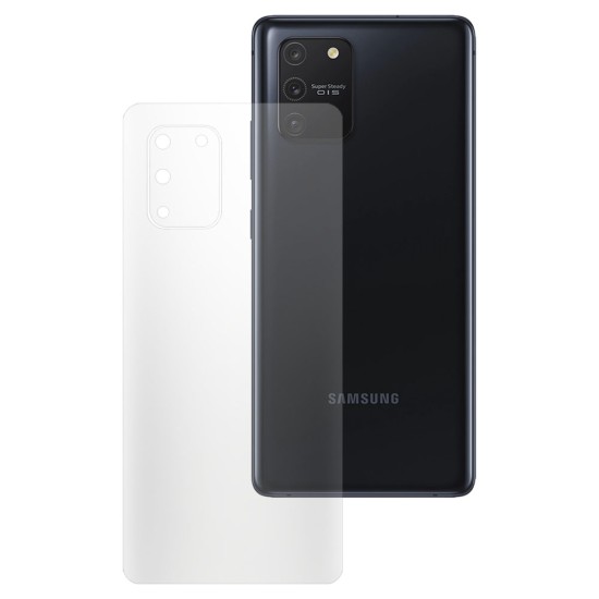 Folie spate mata SILKASE pentru Samsung S10 LITE, protectie spate, silicon regenerabil (Telefoane Samsung, F2370) by www.silkase.ro