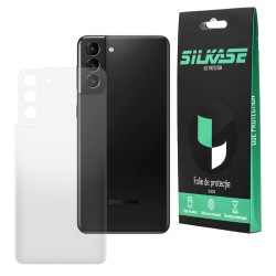 Folie spate mata SILKASE pentru Samsung S21, protectie spate, silicon regenerabil