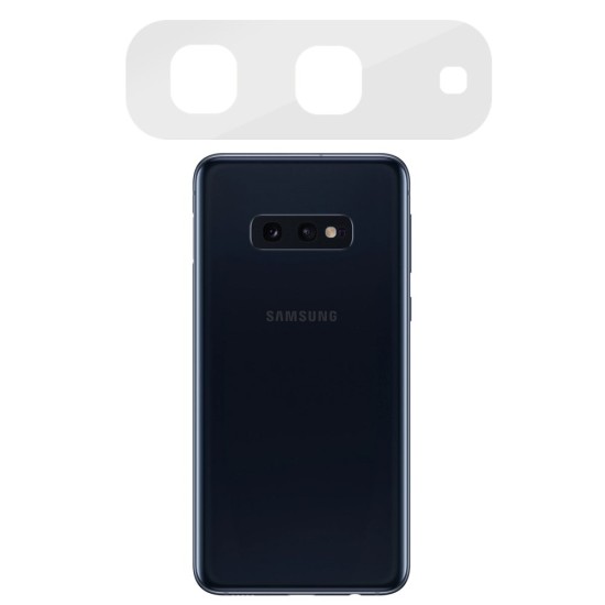 Set folii SILKASE pentru Samsung S10e, 3 buc protectie camera silicon, regenerabile, antibacteriene (Telefoane Samsung, C0030) by www.silkase.ro