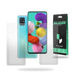 Set 2 folii mate SILKASE pentru Samsung A51, protectie telefon, silicon regenerabil