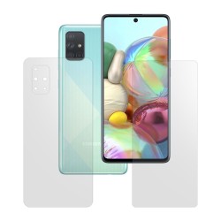 Set 2 folii mate SILKASE pentru Samsung A71, protectie telefon, silicon regenerabil