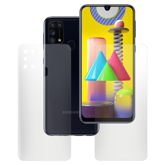 Set 2 folii mate SILKASE pentru Samsung M31S, protectie telefon, silicon regenerabil (Telefoane Samsung, F2595) by www.silkase.ro