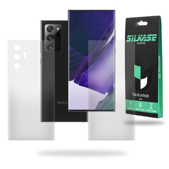 Set 2 folii mate SILKASE pentru Samsung Note 20 Ultra, protectie telefon, silicon regenerabil (SILKASE, Telefoane Samsung) by www.silkase.ro Set 2 folii mate SILKASE pentru Samsung Note 20 Ultra, protectie telefon, silicon regenerabil (Telefoane Samsung, F2601) by www.silkase.ro