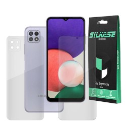 Set 2 folii SILKASE pentru Samsung Galaxy A22 5G, protectie telefon, silicon regenerabil Set 2 folii SILKASE pentru Samsung Galaxy A22 5G, protectie telefon, silicon regenerabil