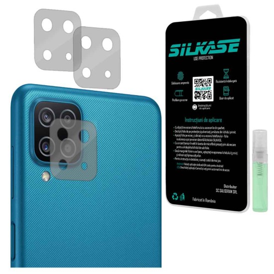 Set folii SILKASE pentru Samsung Galaxy M12, 3 buc, protectie camera silicon, regenerabile, antibacteriene (SILKASE, Telefoane Samsung) by www.silkase.ro Set folii SILKASE pentru Samsung Galaxy M12, 3 buc, protectie camera silicon, regenerabile, antibacteriene (Telefoane Samsung, C0211) by www.silkase.ro