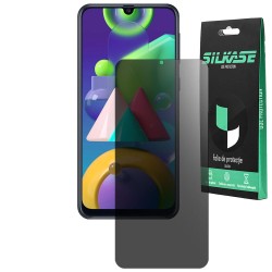 Folie privacy mata SILKASE pentru Samsung M21, protectie ecran, silicon regenerabil