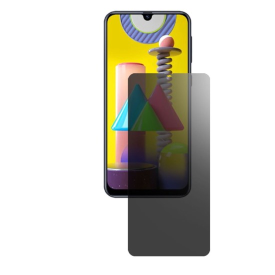 Folie privacy mata SILKASE pentru Samsung M31, protectie ecran, silicon regenerabil (Telefoane Samsung, F3357) by www.silkase.ro