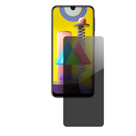 Folie privacy SILKASE pentru Samsung M31, protectie ecran, silicon regenerabil (Telefoane Samsung, F3586) by www.silkase.ro