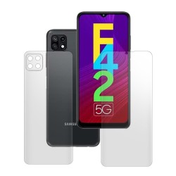 Set 2 folii mate SILKASE pentru Samsung Galaxy F42 5G, protectie telefon, silicon regenerab