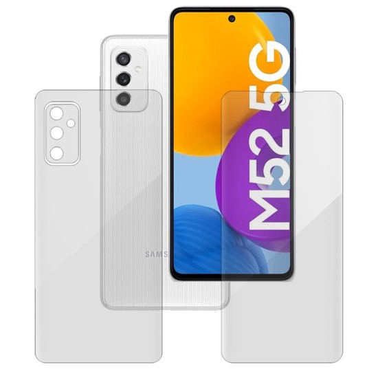 Set 2 folii SILKASE pentru Samsung Galaxy M52 5G, protectie telefon, silicon regenerabil (SILKASE, Telefoane Samsung) by www.silkase.ro Set 2 folii SILKASE pentru Samsung Galaxy M52 5G, protectie telefon, silicon regenerabil (Telefoane Samsung, F3977) by www.silkase.ro