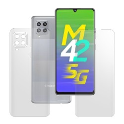 Set 2 folii mate SILKASE pentru Samsung Galaxy M42 5G, protectie telefon, silicon regenerabil Set 2 folii mate SILKASE pentru Samsung Galaxy M42 5G, protectie telefon, silicon regenerabil