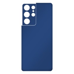 Folie Skin SILKASE pentru Samsung S21 Ultra, albastru inchis mat, protectie spate telefon Folie Skin SILKASE pentru Samsung S21 Ultra, albastru inchis mat, protectie spate telefon