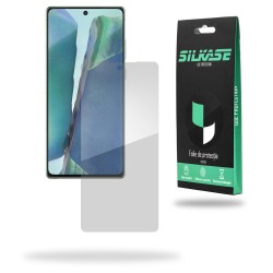 Folie silicon pentru Samsung Note 20, SILKASE, Gel TPU, antibacterian, regenerabila