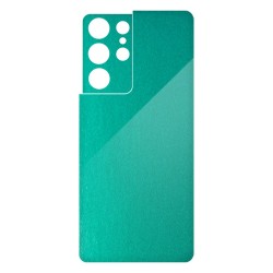 Folie Skin SILKASE pentru Samsung S21 Ultra, turcoaz metalic, protectie spate telefon Folie Skin SILKASE pentru Samsung S21 Ultra, turcoaz metalic, protectie spate telefon