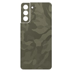 Folie Skin SILKASE pentru Samsung S21, camo verde, protectie spate telefon Folie Skin SILKASE pentru Samsung S21, camo verde, protectie spate telefon