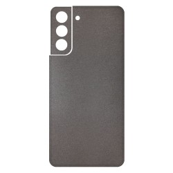 Folie Skin SILKASE pentru Samsung S21, gri brushed, protectie spate telefon Folie Skin SILKASE pentru Samsung S21, gri brushed, protectie spate telefon