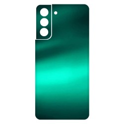 Folie Skin SILKASE pentru Samsung S21, verde emerald, protectie spate telefon