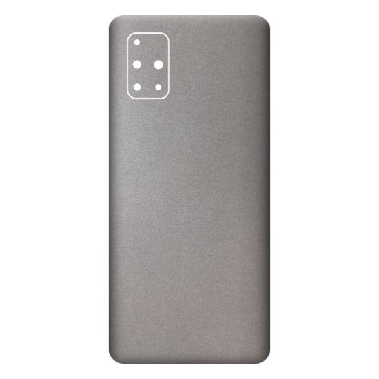 Folie Skin SILKASE pentru Samsung A71, gri deschis, protectie spate telefon (Telefoane Samsung, S0315) by www.silkase.ro
