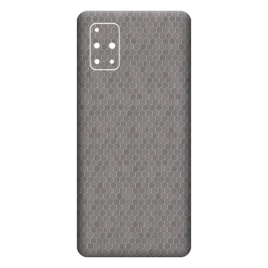 Folie Skin SILKASE pentru Samsung A71, gri hex, protectie spate telefon (Telefoane Samsung, S0316) by www.silkase.ro