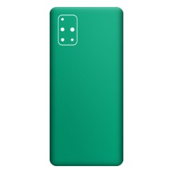 Folie Skin SILKASE pentru Samsung A71, turcoaz mat, protectie spate telefon