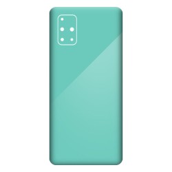Folie Skin SILKASE pentru Samsung A71, turcoaz lucios, protectie spate telefon Folie Skin SILKASE pentru Samsung A71, turcoaz lucios, protectie spate telefon