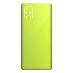 Folie Skin SILKASE pentru Samsung A71, verde aprins, protectie spate telefon