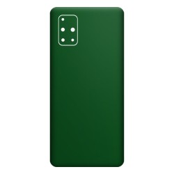 Folie Skin SILKASE pentru Samsung A71, verde inchis mat, protectie spate telefon