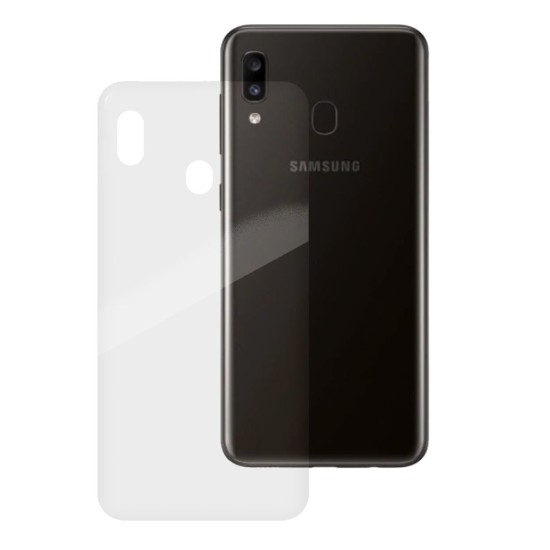 Folie spate silicon pentru Samsung A40, SILKASE, Gel TPU, antibacterian, regenerabila (SILKASE, Telefoane Samsung) by www.silkase.ro Folie spate silicon pentru Samsung A40, SILKASE, Gel TPU, antibacterian, regenerabila (Telefoane Samsung, F0052) by www.silkase.ro