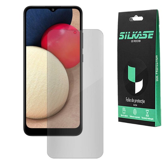 Folie silicon compatibila cu Samsung A02s, SILKASE, Gel TPU, antibacterian, regenerabila (SILKASE, Telefoane Samsung) by www.silkase.ro Folie silicon compatibila cu Samsung A02s, SILKASE, Gel TPU, antibacterian, regenerabila (Telefoane Samsung, F0060) by www.silkase.ro