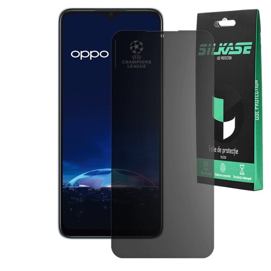 Folie privacy mata SILKASE pentru OPPO A17, protectie ecran, silicon (SILKASE, Folii telefoane) by www.silkase.ro Folie privacy mata SILKASE pentru OPPO A17, protectie ecran, silicon (A17, F5572) by www.silkase.ro