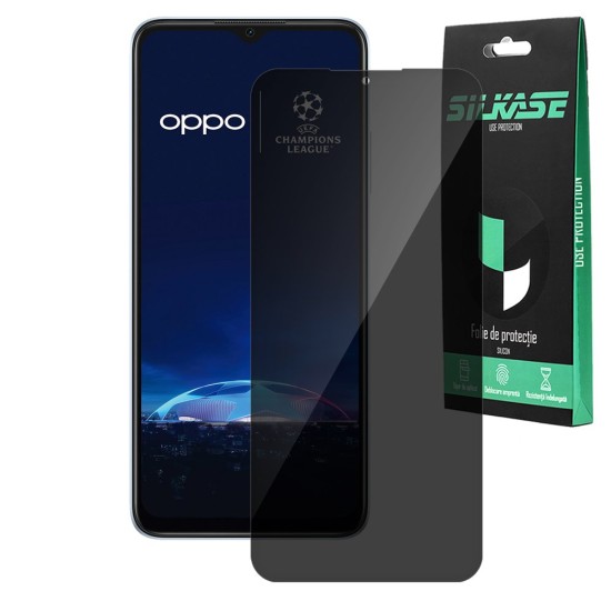 Folie privacy SILKASE pentru OPPO A17, protectie ecran, silicon (SILKASE, Folii telefoane) by www.silkase.ro Folie privacy SILKASE pentru OPPO A17, protectie ecran, silicon (A17, F5571) by www.silkase.ro
