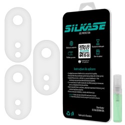 Set 3 folii SILKASE pentru Oppo A1 Pro, protectie camera foto, silicon regenerabil