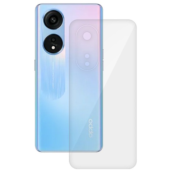 Folie spate SILKASE pentru Oppo A1 Pro, protectie spate, silicon regenerabil (A1 Pro, F5574) by www.silkase.ro