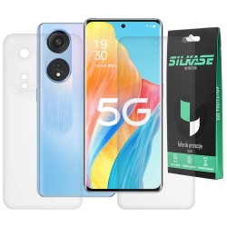 Set 2 folii mate SILKASE pentru Oppo A1 Pro, protectie telefon,silicon