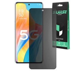 Folie privacy mata SILKASE pentru Oppo A1 Pro, protectie ecran, silicon