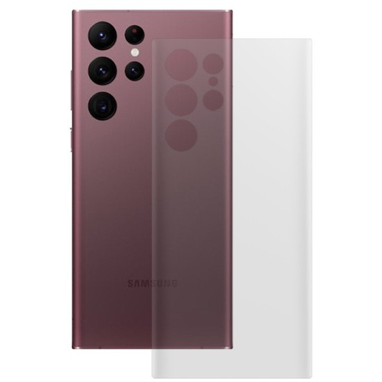 Folie spate mata SILKASE pentru Samsung S22 Ultra, protectie spate, silicon regenerabil (SILKASE, Telefoane Samsung) by www.silkase.ro Folie spate mata SILKASE pentru Samsung S22 Ultra, protectie spate, silicon regenerabil (Telefoane Samsung, F4338) by www.silkase.ro