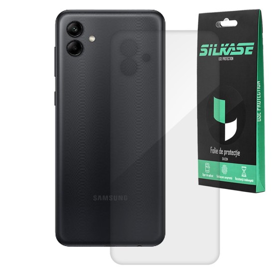Folie spate SILKASE pentru Samsung Galaxy A04e, protectie spate, silicon regenerabil (SILKASE, Telefoane Samsung) by www.silkase.ro Folie spate SILKASE pentru Samsung Galaxy A04e, protectie spate, silicon regenerabil (Telefoane Samsung, F5534) by www.silkase.ro