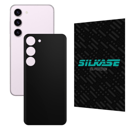 Folie skin SILKASE pentru Samsung Galaxy S23 Plus, negru mat, protectie spate telefon (SILKASE, Telefoane Samsung) by www.silkase.ro Folie skin SILKASE pentru Samsung Galaxy S23 Plus, negru mat, protectie spate telefon (Telefoane Samsung, S0949) by www.silkase.ro