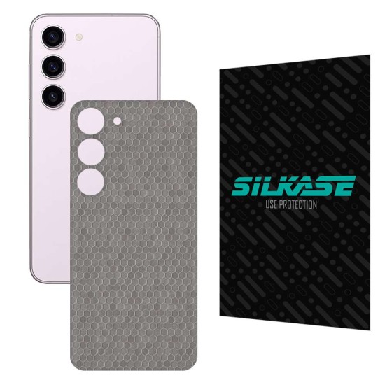Folie skin SILKASE pentru Samsung Galaxy S23 Plus, gri hex, protectie spate telefon (SILKASE, Telefoane Samsung) by www.silkase.ro Folie skin SILKASE pentru Samsung Galaxy S23 Plus, gri hex, protectie spate telefon (Telefoane Samsung, S0943) by www.silkase.ro