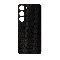 Folie skin SILKASE pentru Samsung Galaxy S23 Plus, negru hexa, protectie spate telefon