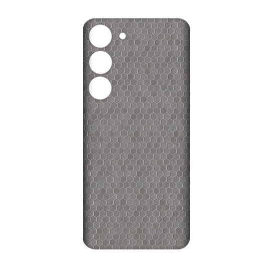 Folie skin SILKASE pentru Samsung Galaxy S23 Plus, gri hex, protectie spate telefon (SILKASE, Telefoane Samsung) by www.silkase.ro Folie skin SILKASE pentru Samsung Galaxy S23 Plus, gri hex, protectie spate telefon (Telefoane Samsung, S0943) by www.silkase.ro