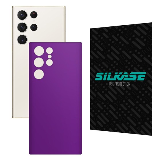 Folie skin SILKASE pentru Samsung Galaxy S23 Ultra, violet mat, protectie spate telefon (SILKASE, Telefoane Samsung) by www.silkase.ro Folie skin SILKASE pentru Samsung Galaxy S23 Ultra, violet mat, protectie spate telefon (Telefoane Samsung, S0982) by www.silkase.ro