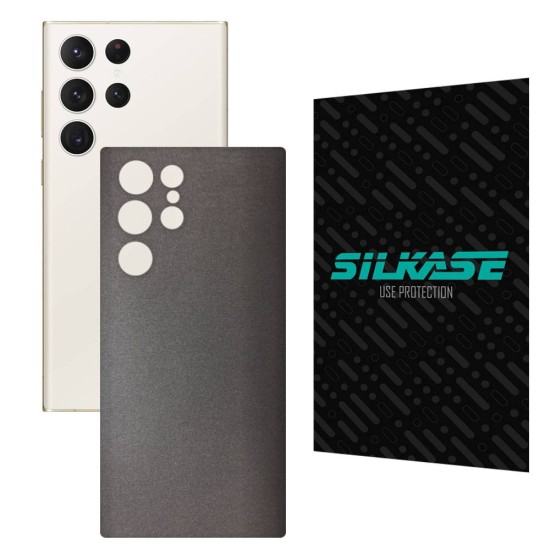 Folie skin SILKASE pentru Samsung Galaxy S23 Ultra, gri brushed, protectie spate telefon (SILKASE, Telefoane Samsung) by www.silkase.ro Folie skin SILKASE pentru Samsung Galaxy S23 Ultra, gri brushed, protectie spate telefon (Telefoane Samsung, S0965) by www.silkase.ro