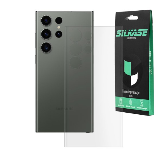 Folie spate mata SILKASE pentru Samsung Galaxy S23 Ultra, protectie spate, silicon (SILKASE, Telefoane Samsung) by www.silkase.ro Folie spate mata SILKASE pentru Samsung Galaxy S23 Ultra, protectie spate, silicon (Telefoane Samsung, F5651) by www.silkase.ro