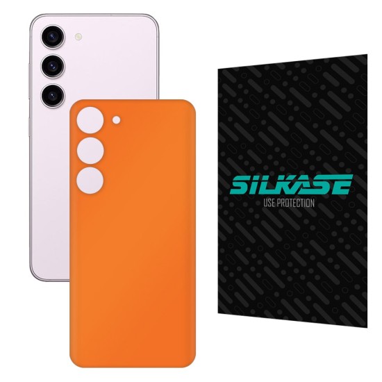 Folie skin SILKASE pentru Samsung Galaxy S23, portocaliu mat, protectie spate telefon (SILKASE, Telefoane Samsung) by www.silkase.ro Folie skin SILKASE pentru Samsung Galaxy S23, portocaliu mat, protectie spate telefon (Telefoane Samsung, S0926) by www.silkase.ro