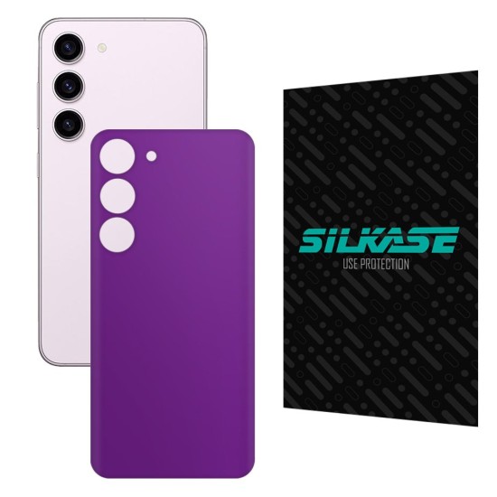 Folie skin SILKASE pentru Samsung Galaxy S23, violet mat, protectie spate telefon (SILKASE, Telefoane Samsung) by www.silkase.ro Folie skin SILKASE pentru Samsung Galaxy S23, violet mat, protectie spate telefon (Telefoane Samsung, S0934) by www.silkase.ro