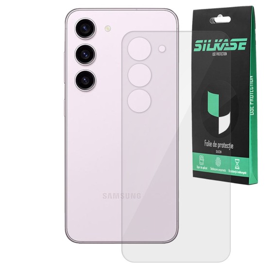 Folie spate SILKASE pentru Samsung Galaxy S23, protectie spate, silicon regenerabil (SILKASE, Telefoane Samsung) by www.silkase.ro Folie spate SILKASE pentru Samsung Galaxy S23, protectie spate, silicon regenerabil (Telefoane Samsung, F5632) by www.silkase.ro